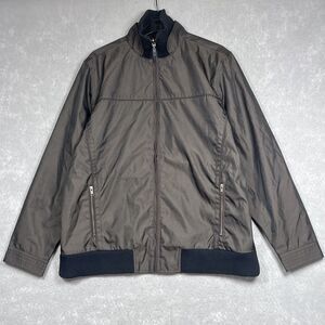 Wellensteyn Jacket Men Large Metallic Shiny Slim Weatherproof Bomber RARE SAMPLE